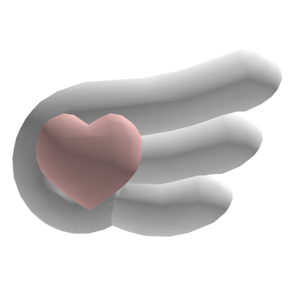 Wings Front Hair Clip (Heart) Roblox item