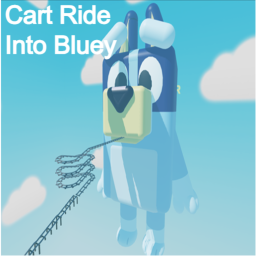 Cart Ride Into Blue The Dog!