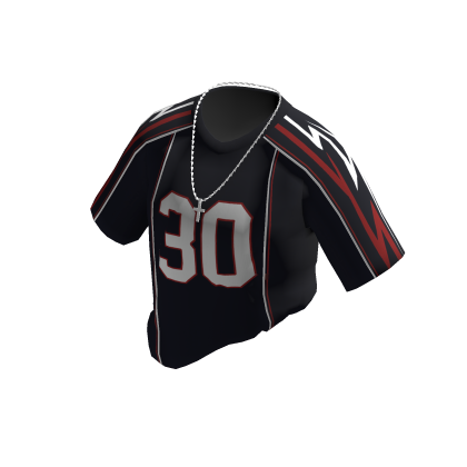 Oversized Jersay W/ Chain (Black)