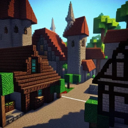 Village Block Craft Survival