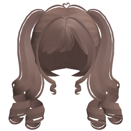 . ︵ ୨ lovely girl curly pigtails in hazel !