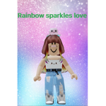 Rainbow sparkles love