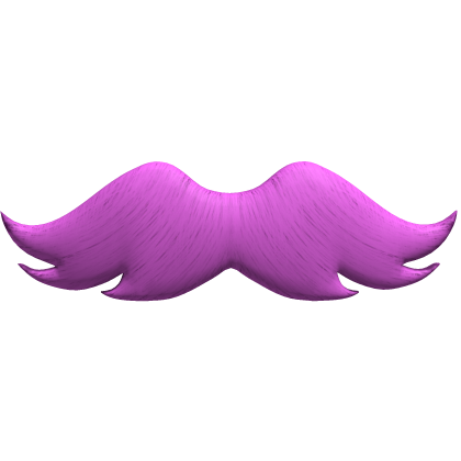 pink fancy classic mustache Roblox item