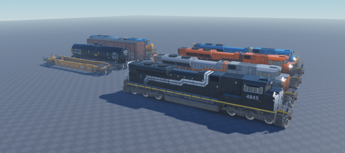 Realistic Train Pack preview 3