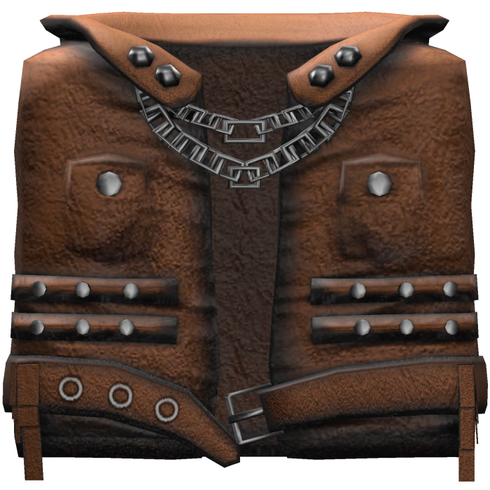 Orange Emo Goth Vest 1.0