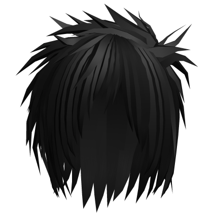 Black Gyaruo J-rock Visual Kei Messy Hair 73.