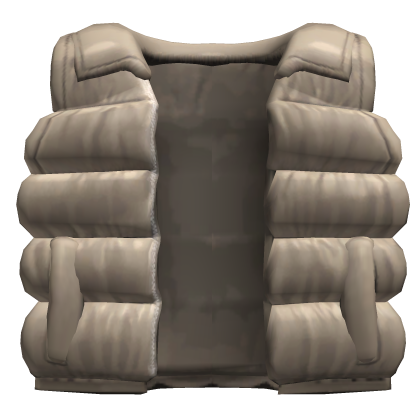 Tan Puffer Vest 3.0