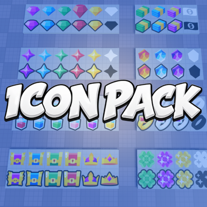 Ultimate Game UI Icon Pack - 1200+ Icons preview 1