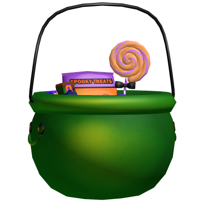 Green Trick Or Treat Bucket