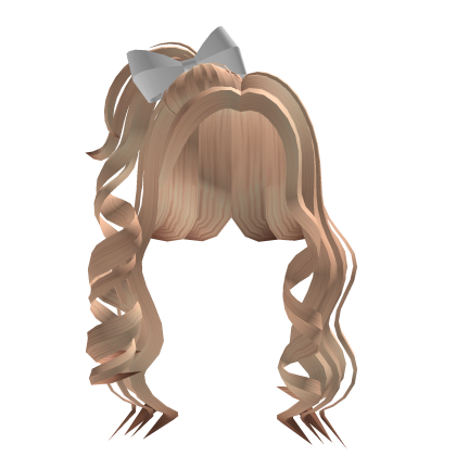 Blonde Curly Girl Hair Roblox item