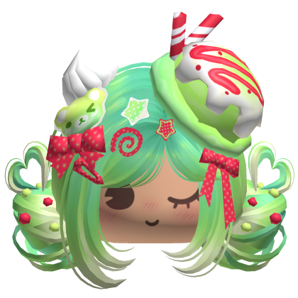 ♡ Ice Cream Girly Buns (Cream Soda)