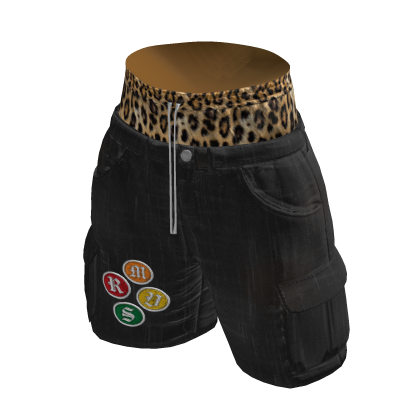 Y2K Short Cargo - Leopard thumbnail