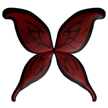 Dark Red Elf Wings Back