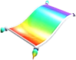 Rainbow carpet