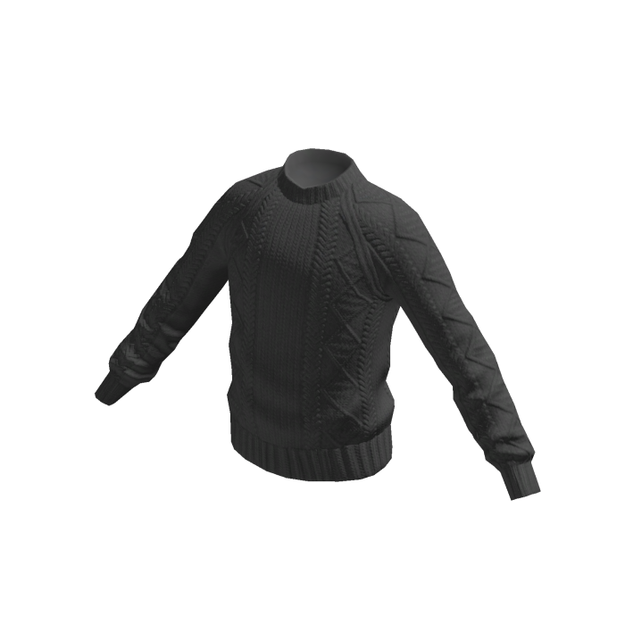 Knit Sweater - Gray