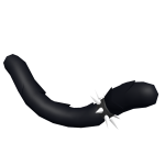 Spiked Black Jaguar Tail