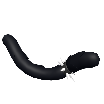 Spiked Black Jaguar Tail