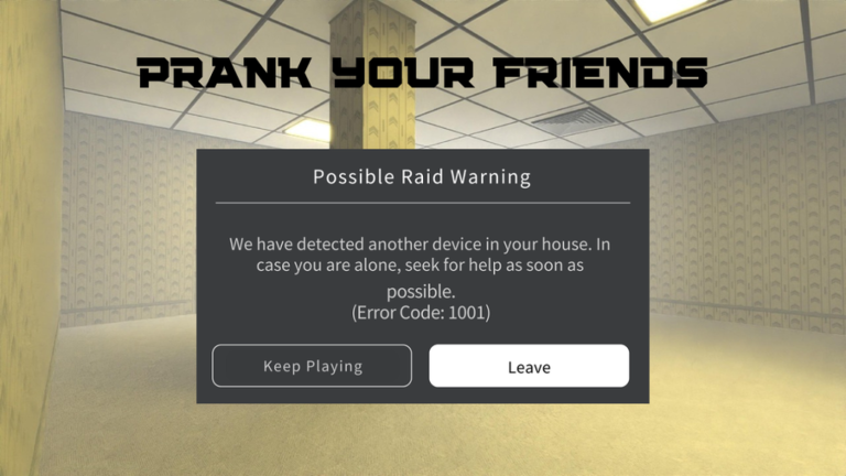 Roblox ERROR 1001 screenshot 3