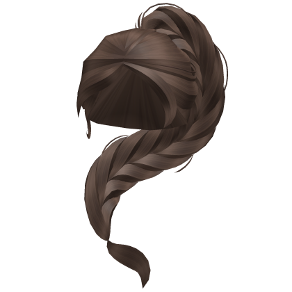 ♡ Long Dramatic Swept Braid (Brown) Roblox item