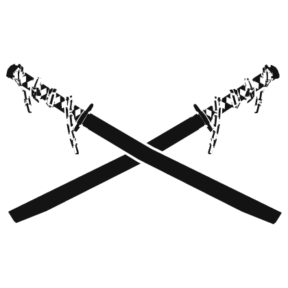Cartoony White Katana Sword Pack