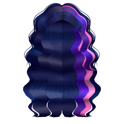 Very Curly Mermaid Layered Hair in Twilight Roblox item