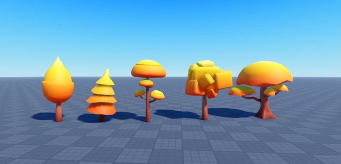 Low Poly Tree Pack preview 3
