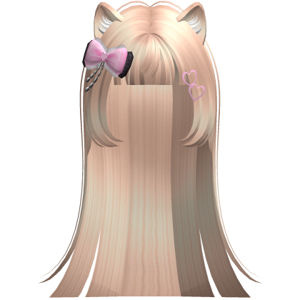 Blonde Cute Moe Kitty Cat Hair