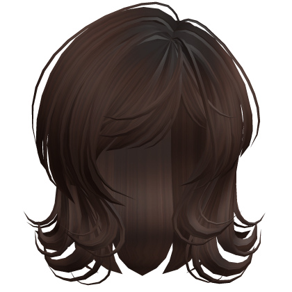 Scene 2000s Darling Wolfcut Silky Brown Roblox item