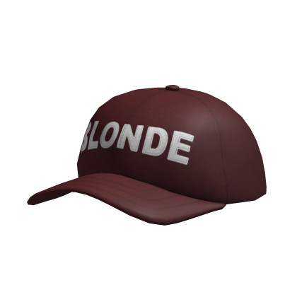 Blonde Red Baseball Cap Roblox item