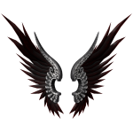 Cherubim’s Crimson Silver Wings