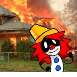 Run out of a Burning house To use a Restroom!!!