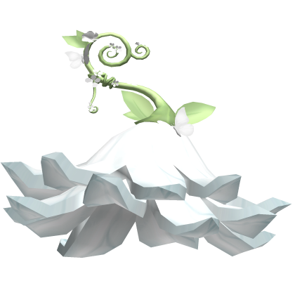 White Blue Fantasy Fairy Bell Flower