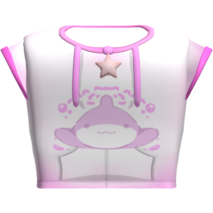 cute pink shark top