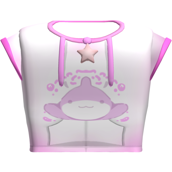 cute pink shark top