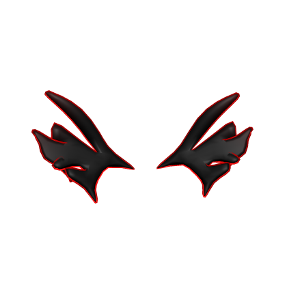 Red Void Neck Collar - Cartoony Outline