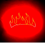 Neon Fire Crown