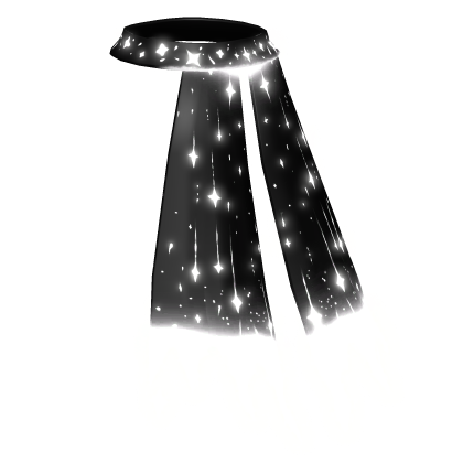 Star Night Black Cape (GLOWING EMISSIVE)