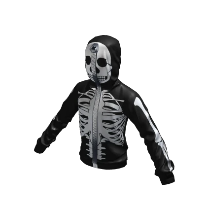 Vessel skeleton hoodie top