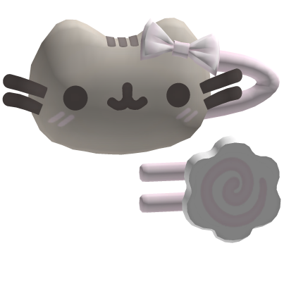 ♡ ┊ cute pusheen cat hairclip