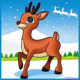  rudolph and friends :D icon
