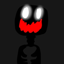 scary black man icon