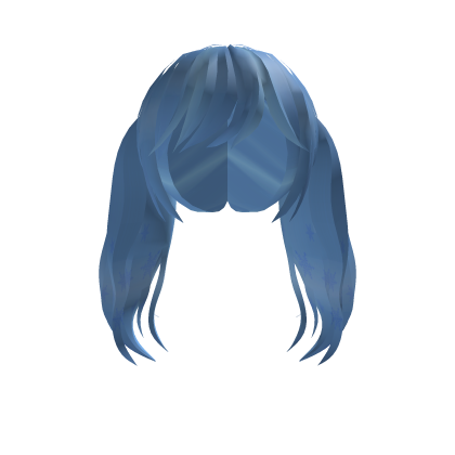 Snow Twintails Hair blue Roblox item