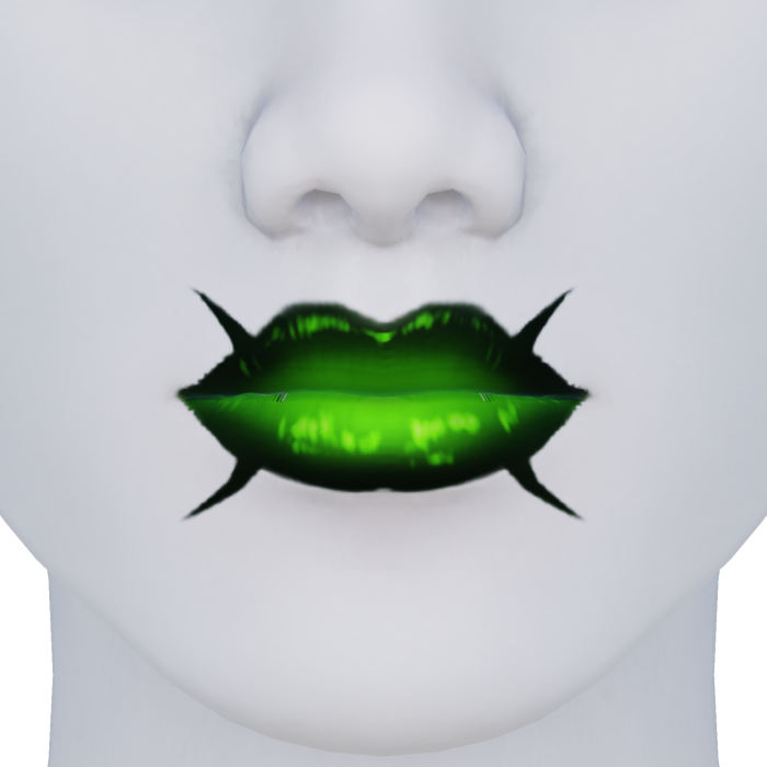 Clown Goth Green Lipgloss