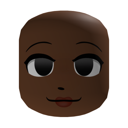 Darker Smiling Girl Face Roblox item
