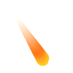 Candy Corn Neon Unicorn Horn