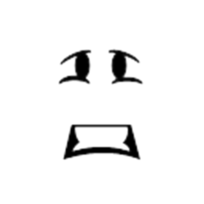 "Running For Your Life" Face Roblox decal