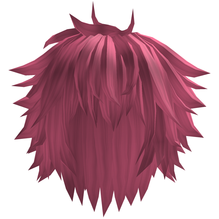 Pink Long Spiky Fluffy Messy Rockstar Hair