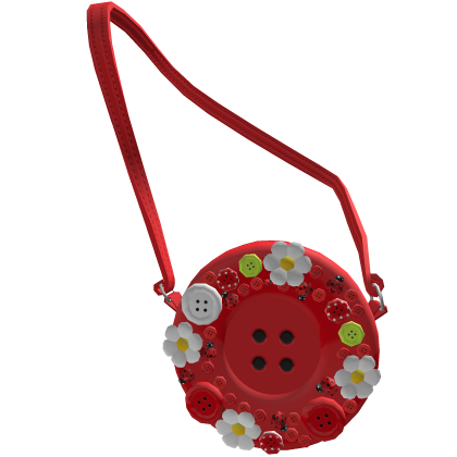 Gyaru button polka dot lady bug crossbody mixed Roblox item