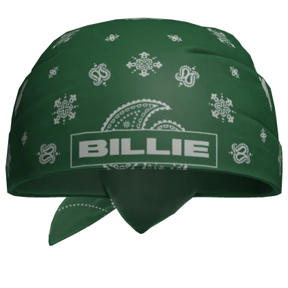 Billie Eilish Green Tied Bandana Hat | Roblox Item - Rolimon's