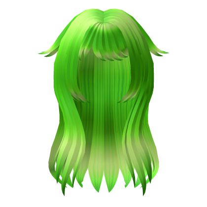 Green Foxy Anime Hair